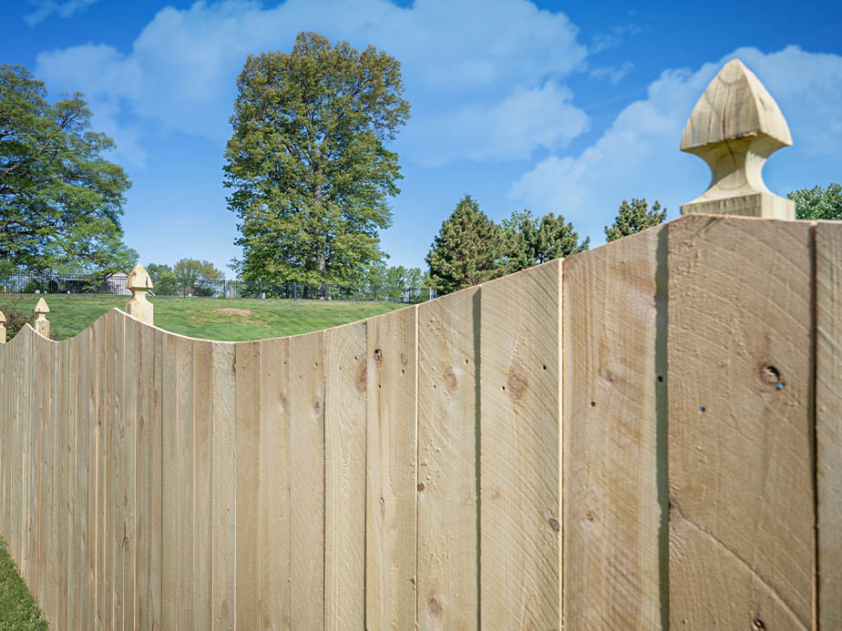 wood fence Mountain Brook Alabama