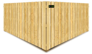 Photo of a wood fence from a Central Alabama Fence company