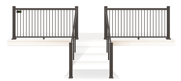 Aluminum railings for decks in Central Alabama