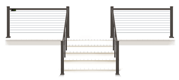 Cable railings for decks in Central Alabama