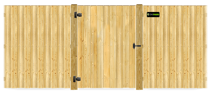 Single swing wood fence gate in Vestavia AL