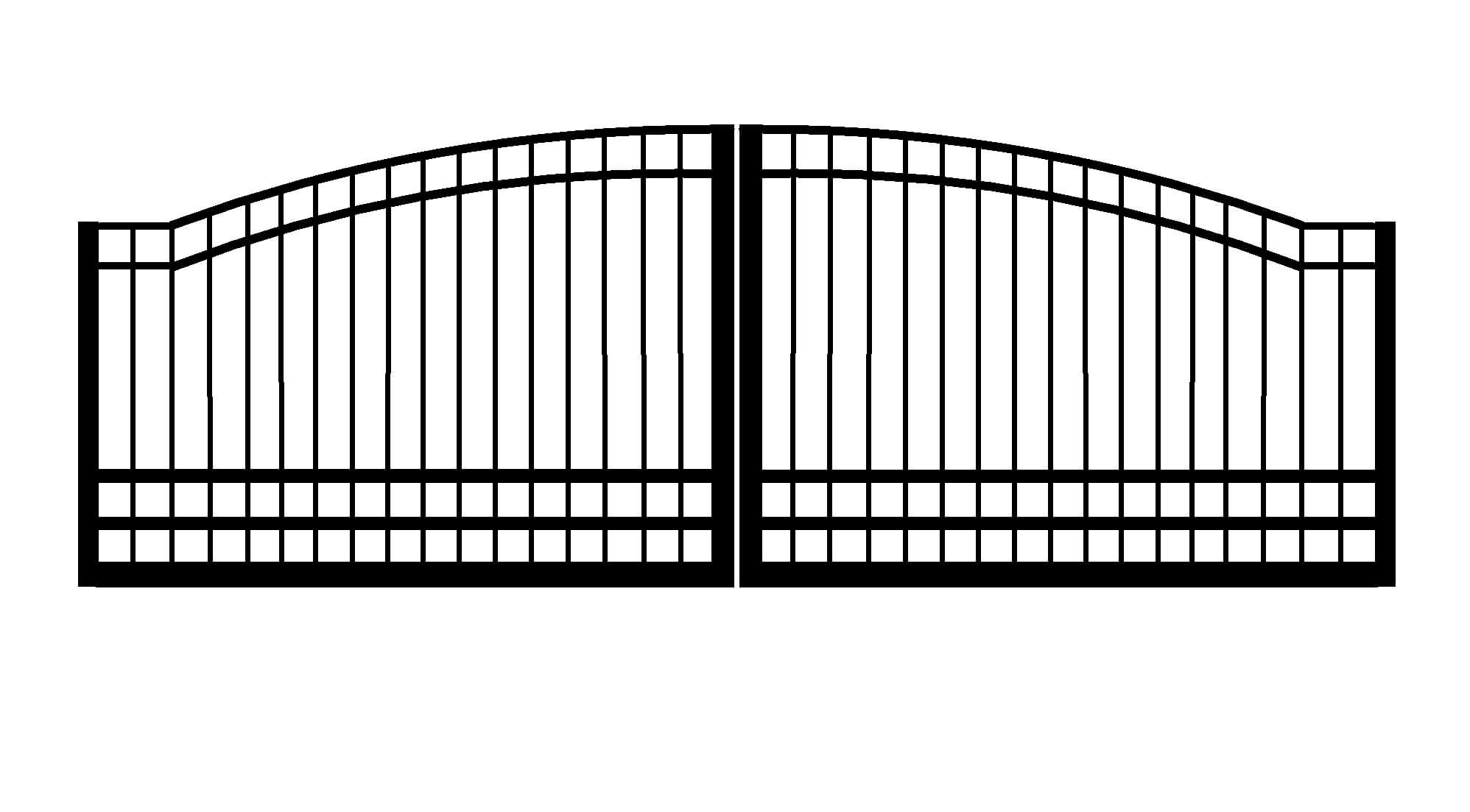 Iron Arched Gate in Vestavia AL