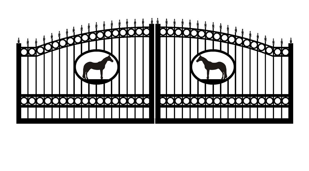 Iron Decorative Gate in Vestavia AL