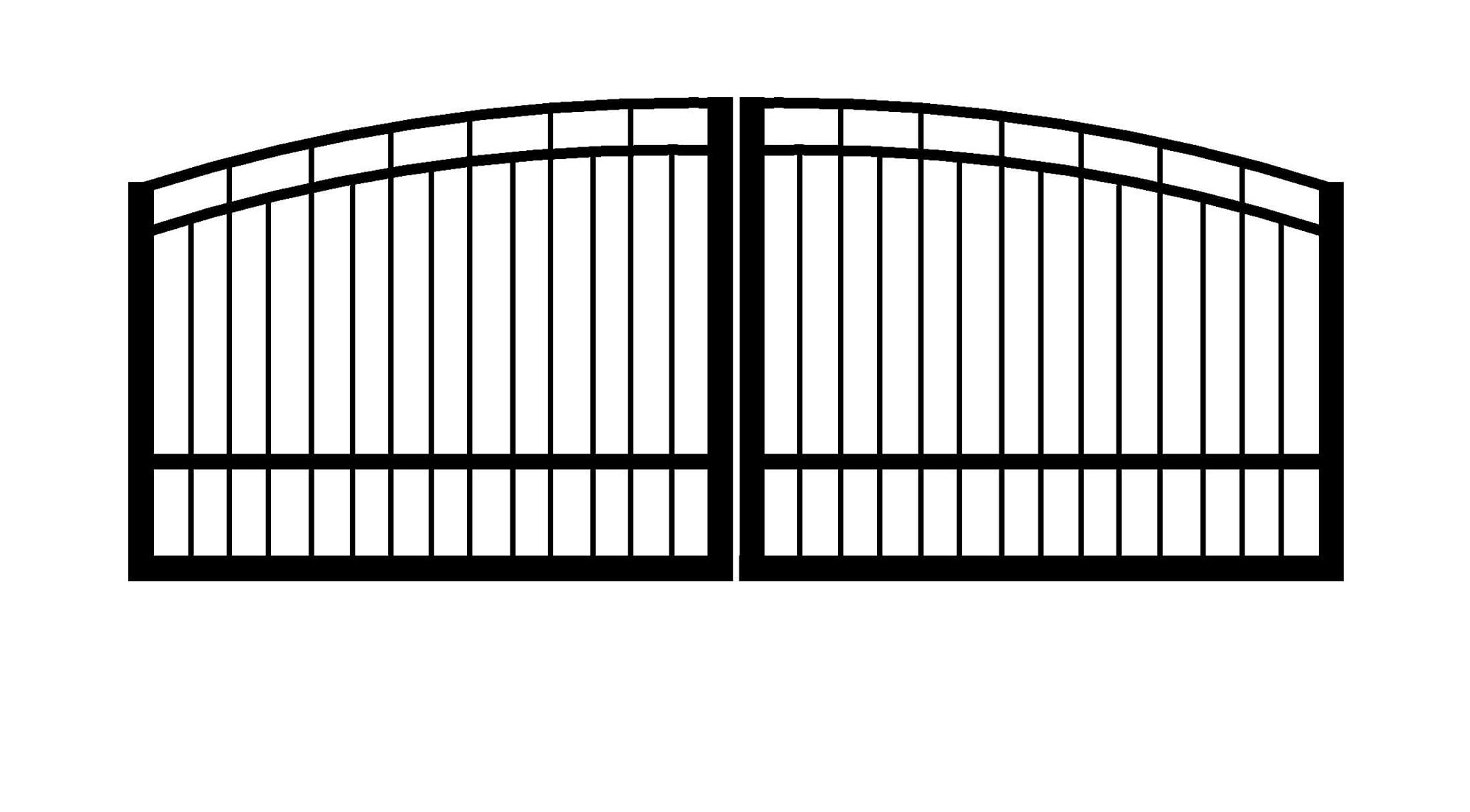 Metal Estate Gate in Vestavia AL