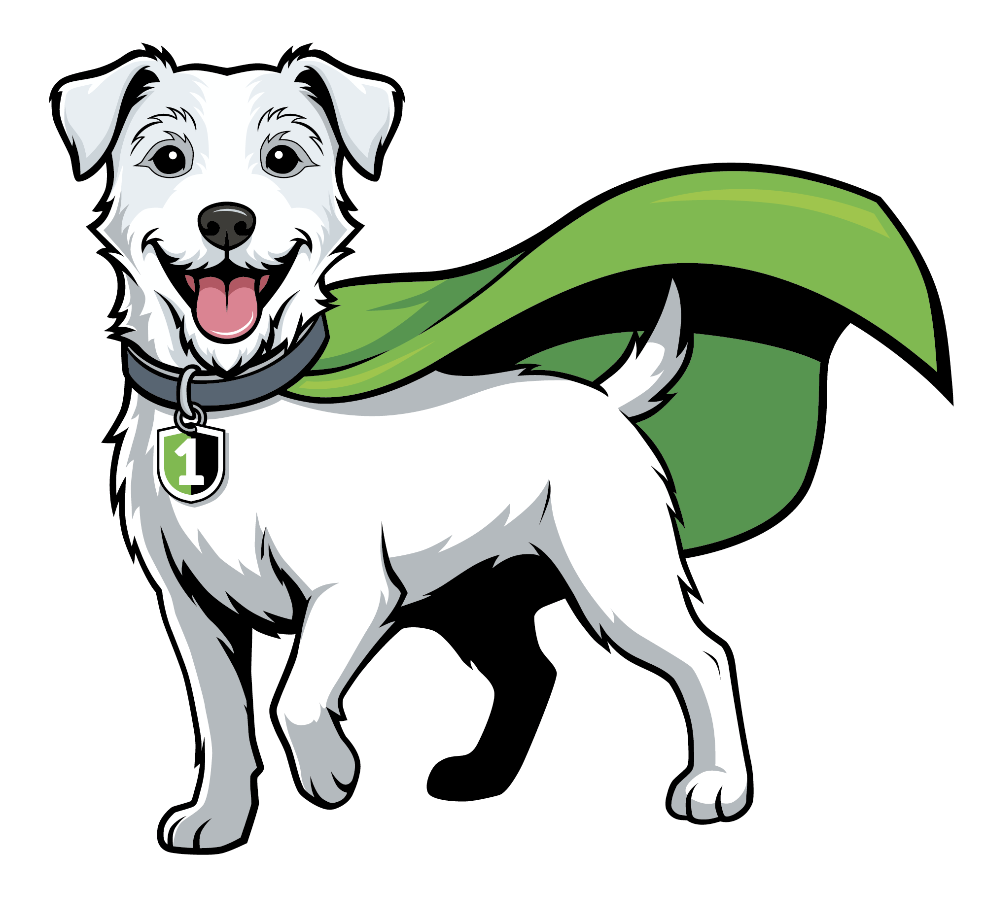 OneGuard Fencing mascot